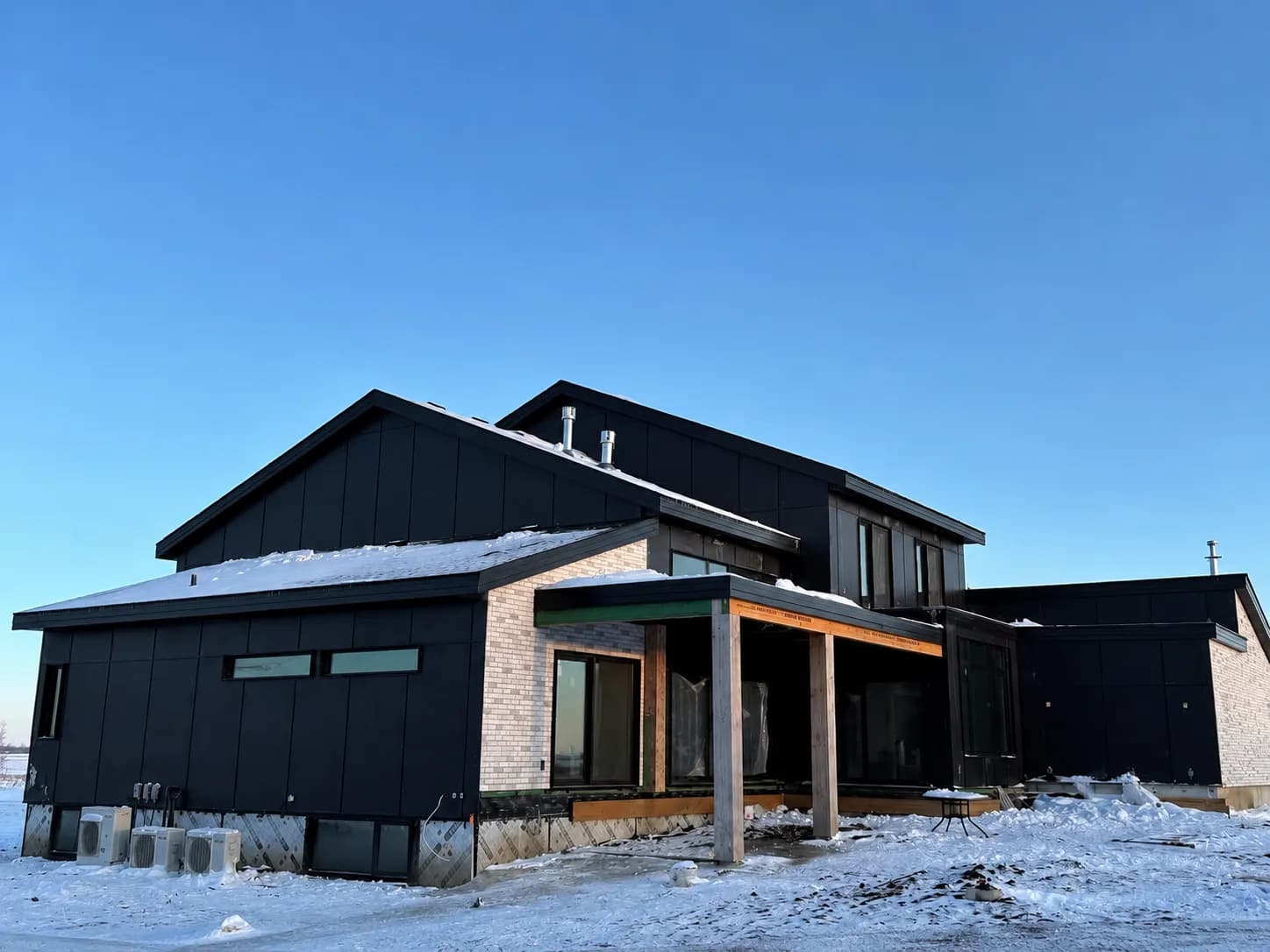 Spartan Builders custom home exterior in Manitoba