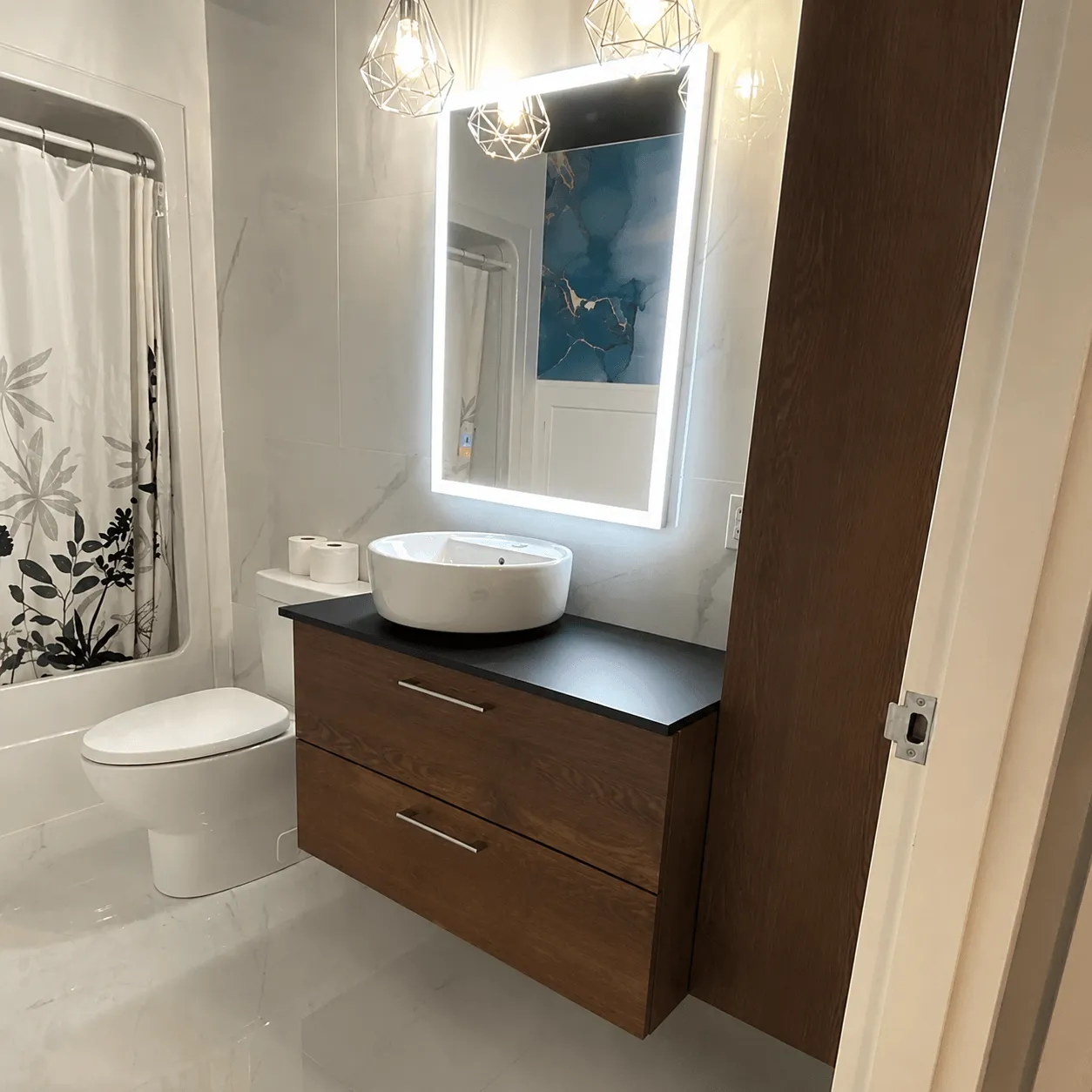 Spartan Builders Bathroom Shower Vanity Renovation